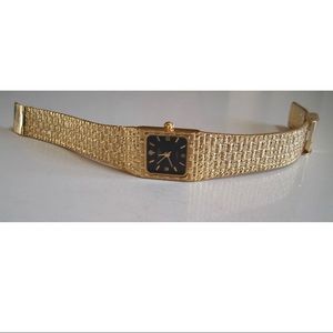 Women's  Gold Finish Nugget Style Watch